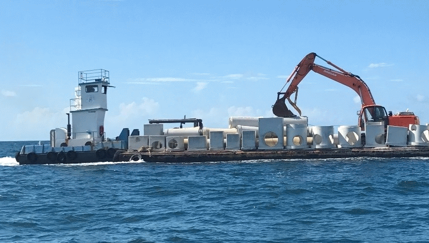 Artificial Reef - Dean Hicks Reef, Lee County, FL - Kelly Brothers, Inc ...