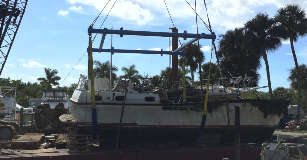 Salvage Paradise Marina, North Fort Myers, FL Kelly Brothers, Inc